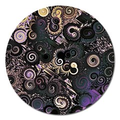 Whirligig Magnet 5  (round) by MRNStudios