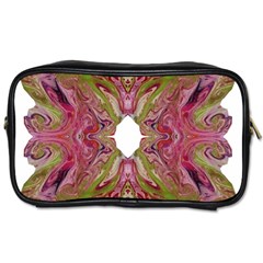 Marbling Collage Toiletries Bag (one Side) by kaleidomarblingart