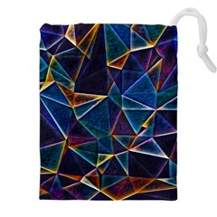 Broken Bubbles Drawstring Pouch (5xl) by MRNStudios