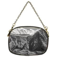 Machu Picchu Black And White Landscape Chain Purse (two Sides) by dflcprintsclothing