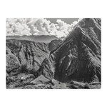 Machu Picchu Black And White Landscape Double Sided Flano Blanket (Mini)  35 x27  Blanket Front