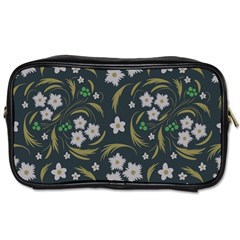 Folk Flowers Pattern Floral Surface Design Toiletries Bag (one Side) by Eskimos