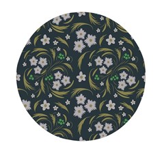 Folk Flowers Pattern Floral Surface Design Mini Round Pill Box (pack Of 3) by Eskimos