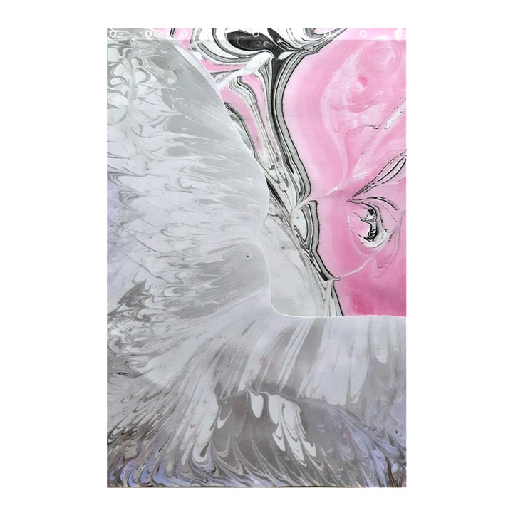 Abstract marbling collage Shower Curtain 48  x 72  (Small) 