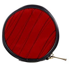Print Cornell Red Pattern Design Mini Makeup Bag by dflcprintsclothing