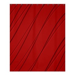 Print Cornell Red Pattern Design Shower Curtain 60  X 72  (medium)  by dflcprintsclothing
