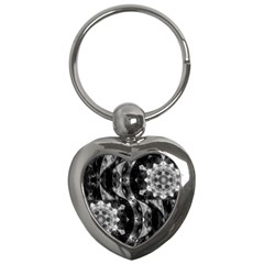 Gemini Mandala Key Chain (heart) by MRNStudios