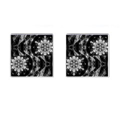 Gemini Mandala Cufflinks (square) by MRNStudios