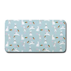 Funny And Funny Hares  And Rabbits In The Meadow Medium Bar Mats by SychEva