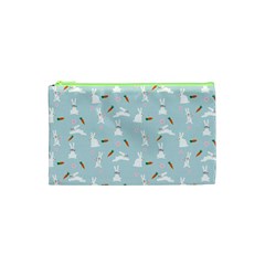 Funny And Funny Hares  And Rabbits In The Meadow Cosmetic Bag (xs) by SychEva