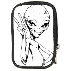 Paul Alien Compact Camera Leather Case by KenArtShop