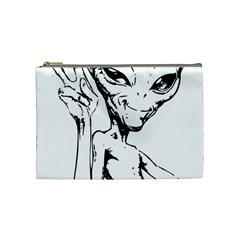 Paul Alien Cosmetic Bag (medium) by KenArtShop