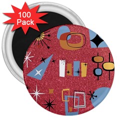 50s 3  Magnets (100 Pack) by InPlainSightStyle