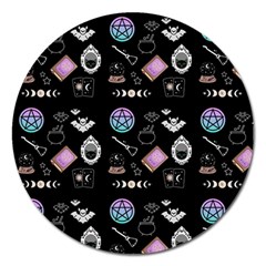 Small Witch Magnet 5  (round) by InPlainSightStyle