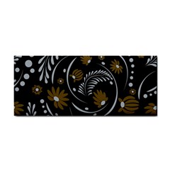 Folk Flowers Pattern Hand Towel by Eskimos