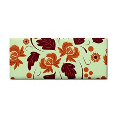 Folk Flowers Pattern Hand Towel by Eskimos