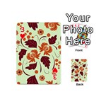 Folk flowers pattern Playing Cards 54 Designs (Mini) Front - Heart3