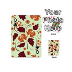 Folk flowers pattern Playing Cards 54 Designs (Mini) Front - ClubQ