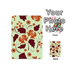 Folk flowers pattern Playing Cards 54 Designs (Mini) Back