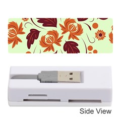 Folk Flowers Pattern Memory Card Reader (stick) by Eskimos