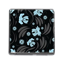 Folk Flowers Pattern Memory Card Reader (square 5 Slot) by Eskimos