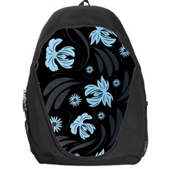 Folk Flowers Pattern Backpack Bag by Eskimos