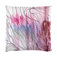 Flowing Petals Standard Cushion Case (two Sides) by kaleidomarblingart