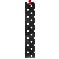 1950 Black White Dots Large Book Marks by SomethingForEveryone