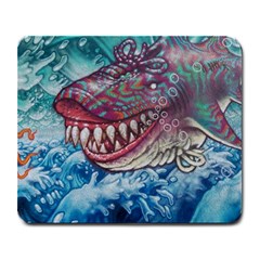 Wth Shark Large Mousepads by SomethingForEveryone