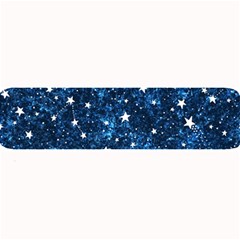 Dark Blue Stars Large Bar Mats by AnkouArts