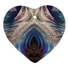 Desert Bloom Heart Ornament (two Sides) by MRNStudios