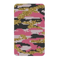 Abstract Glitter Gold, Black And Pink Camo Memory Card Reader (rectangular) by AnkouArts