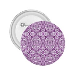 Purple Pattern Oval 2 25  Buttons by AnkouArts