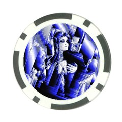 Glacial Speeds Poker Chip Card Guard by MRNStudios