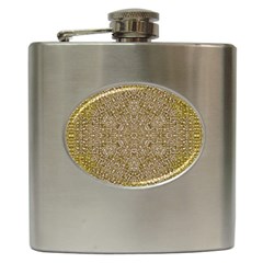 Pearls With A Beautiful Luster And A Star Of Pearls Hip Flask (6 Oz) by pepitasart