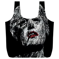 Creepy Head Sculpture Artwork Full Print Recycle Bag (xxl) by dflcprintsclothing