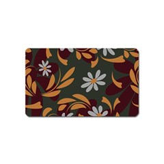 Folk Flowers Pattern Floral Surface Design Magnet (name Card) by Eskimos