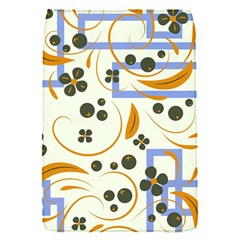 Folk Flowers Pattern Floral Surface Design Removable Flap Cover (s) by Eskimos