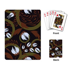 Folk Flowers Pattern Floral Surface Design Playing Cards Single Design (rectangle) by Eskimos