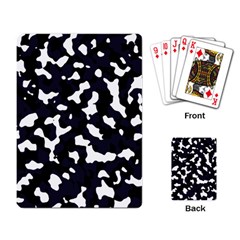 Camouflage Bleu Playing Cards Single Design (rectangle)