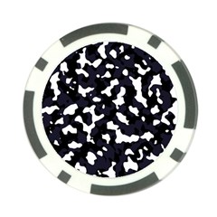 Camouflage Bleu Poker Chip Card Guard (10 Pack) by kcreatif