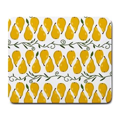 Juicy Yellow Pear Large Mousepads by SychEva