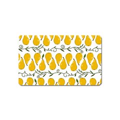 Juicy Yellow Pear Magnet (name Card) by SychEva