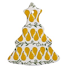 Juicy Yellow Pear Christmas Tree Ornament (two Sides) by SychEva