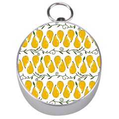 Juicy Yellow Pear Silver Compasses by SychEva