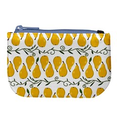 Juicy Yellow Pear Large Coin Purse by SychEva