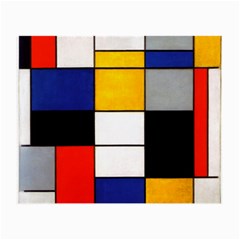 Composition A By Piet Mondrian Small Glasses Cloth
