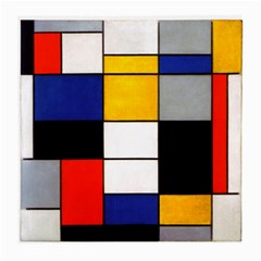 Composition A By Piet Mondrian Medium Glasses Cloth by maximumstreetcouture