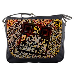 Root Humanity Bar And Qr Code Combo In Brown Messenger Bag by WetdryvacsLair