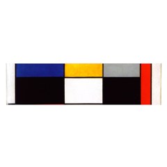 Composition A By Piet Mondrian Satin Scarf (oblong) by maximumstreetcouture